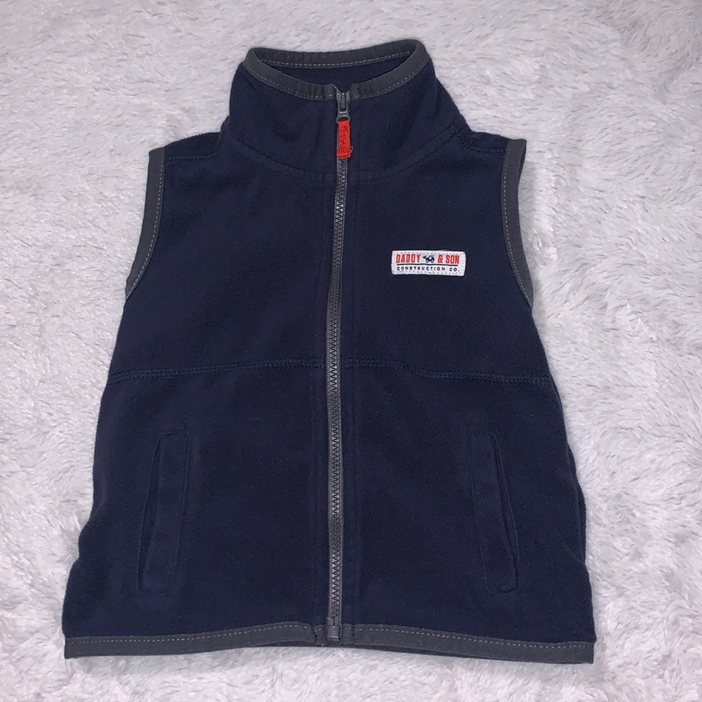 (3 for $10) Carter’s navy fleece vest
